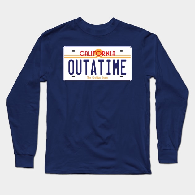 Outatime Long Sleeve T-Shirt by old_school_designs